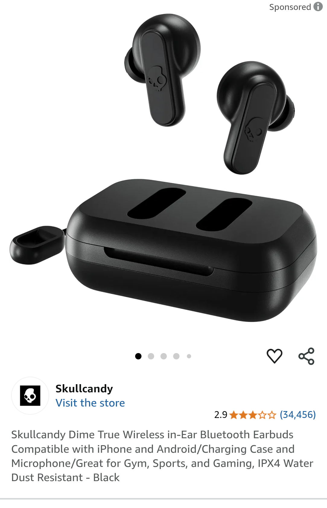Skullcandy dime ( Brand New Seal Pack )